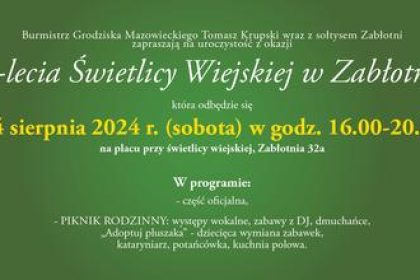 5-lat Świetlicy Wiejskiej w Zabłotni